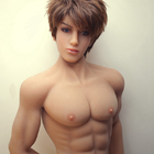Full Size Realistic Male Dolls Young Man 160cm Sporty Muscular Body Male Dolls