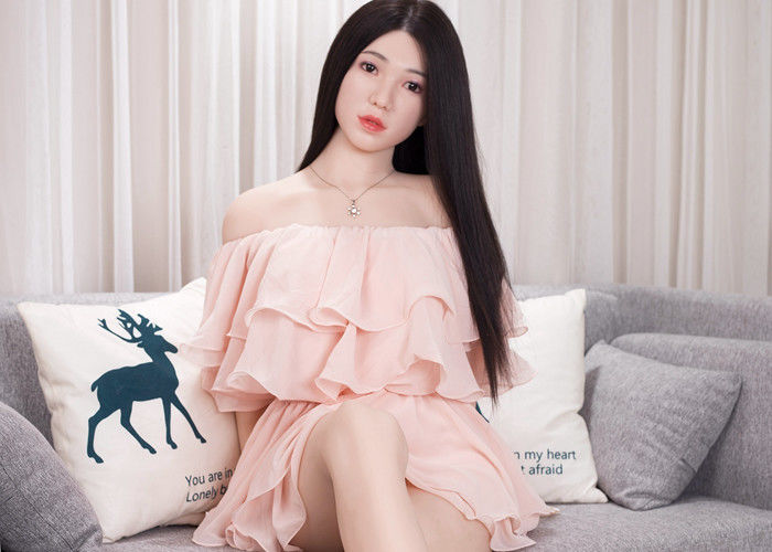 Super Real Silicone Sex Doll Asian Girl Adult Love Dolls 160cm Adult Size Realistic doll with Implanted Hair